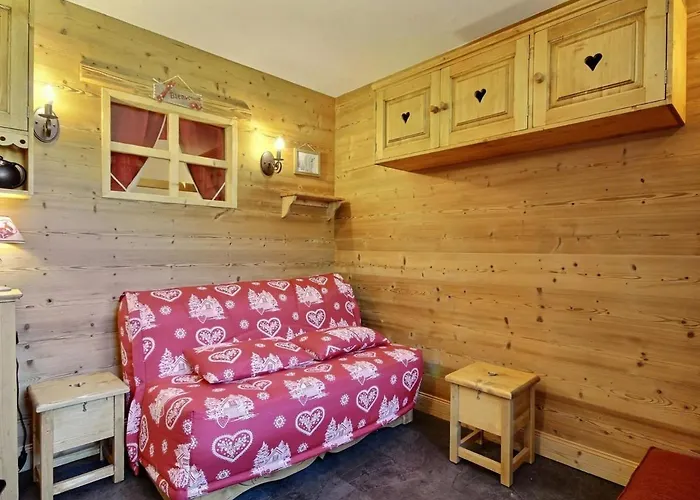 Superbe Studio-cabine Pour 4 Sur Les Pistes, Balcon, Casier à Skis Adjacent, Parking - Fr-1-455-141 Appartamento