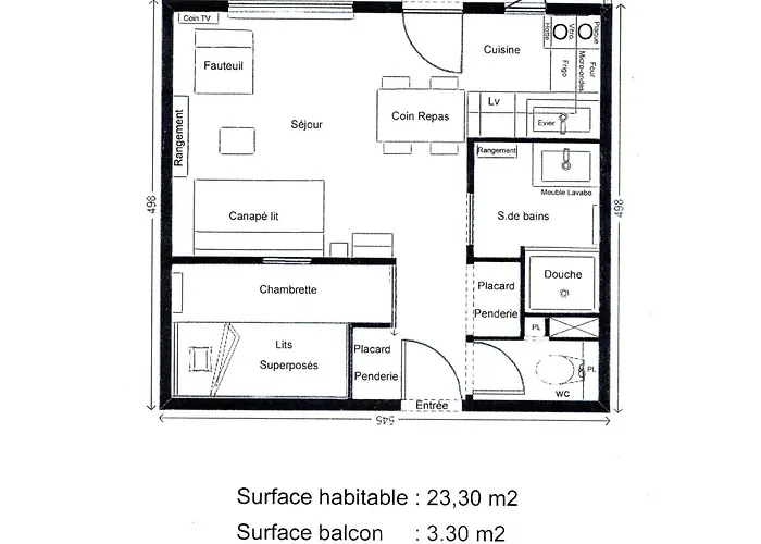 Superbe Studio-cabine Pour 4 Sur Les Pistes, Balcon, Casier à Skis Adjacent, Parking - Fr-1-455-141 *